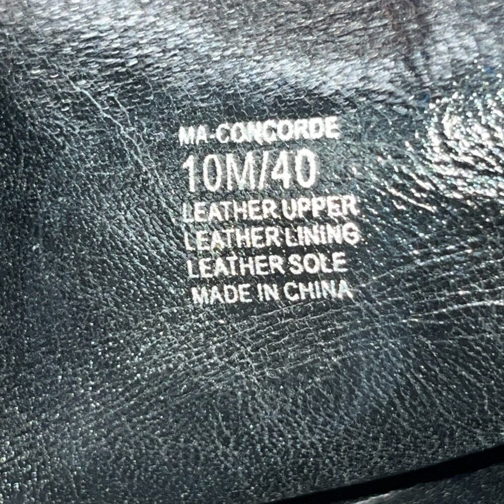 BCBGMAXAZRIA RUNWAY CONCORDE STAMPEDE OVER THE KNEE BLACK LEATHER BOOTS  HTF 10M - Picture 16 of 16